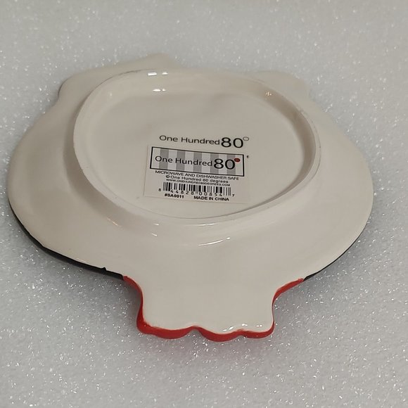 Halloween Plate - Grinning Black Cat - One Hundred 80 Degrees - Picture 3 of 3